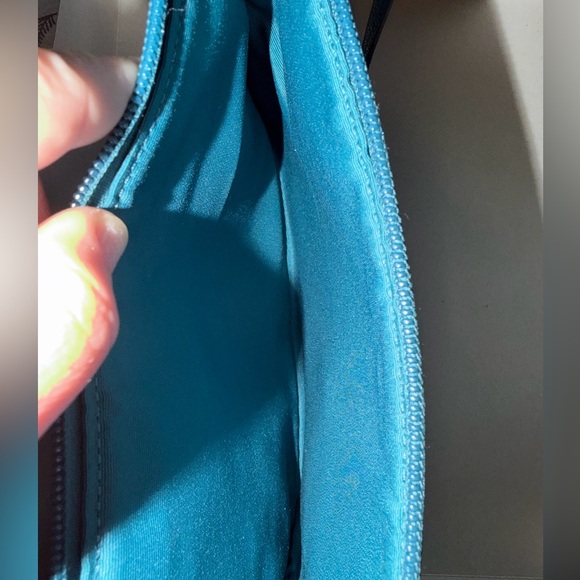 Coach Storypatch Pouch Zip Case Attachment Blue/green Leather - Picture 13 of 13